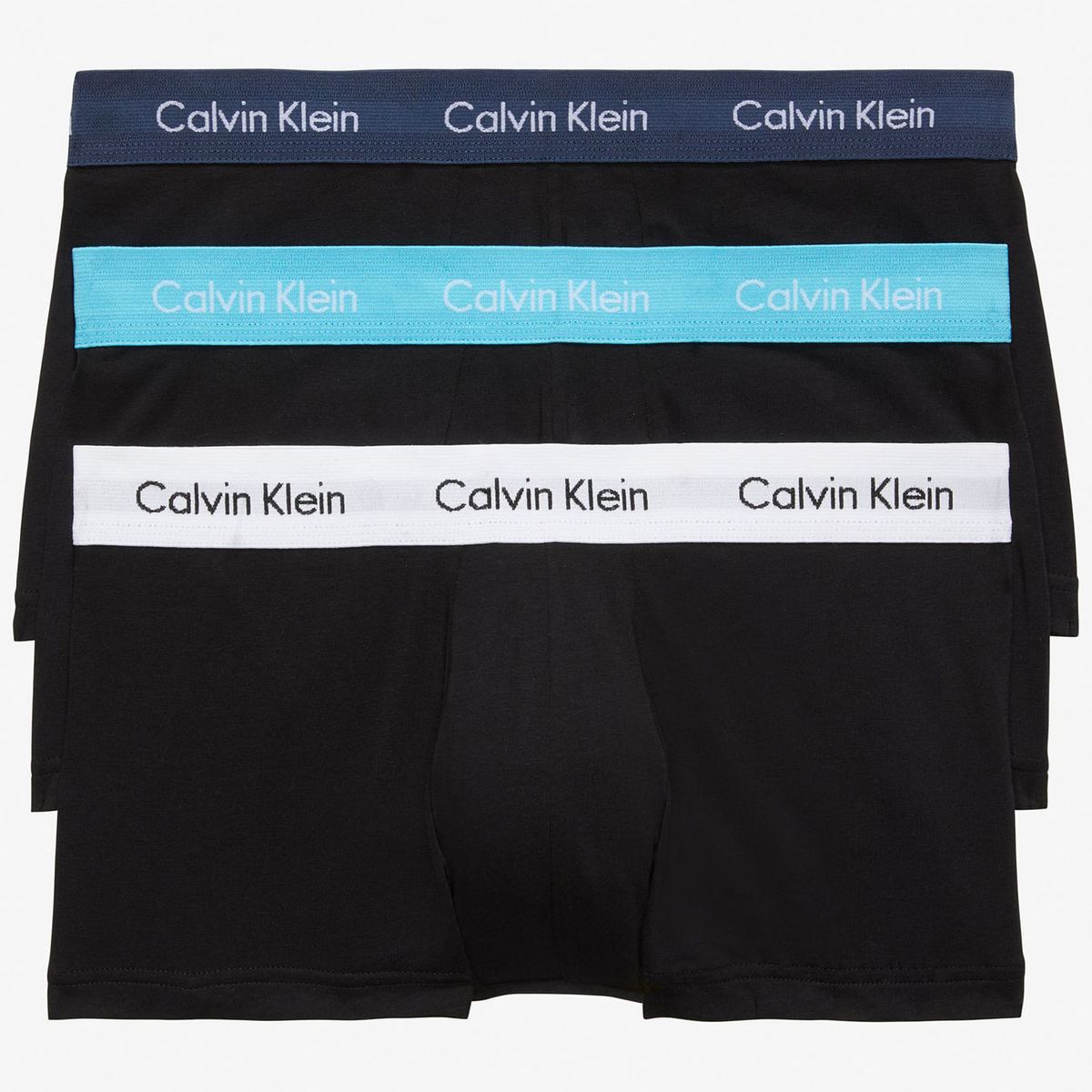 CALVIN KLEIN - 3 PACK NEW COTTON STRETCH - LOW RISE TRUNK