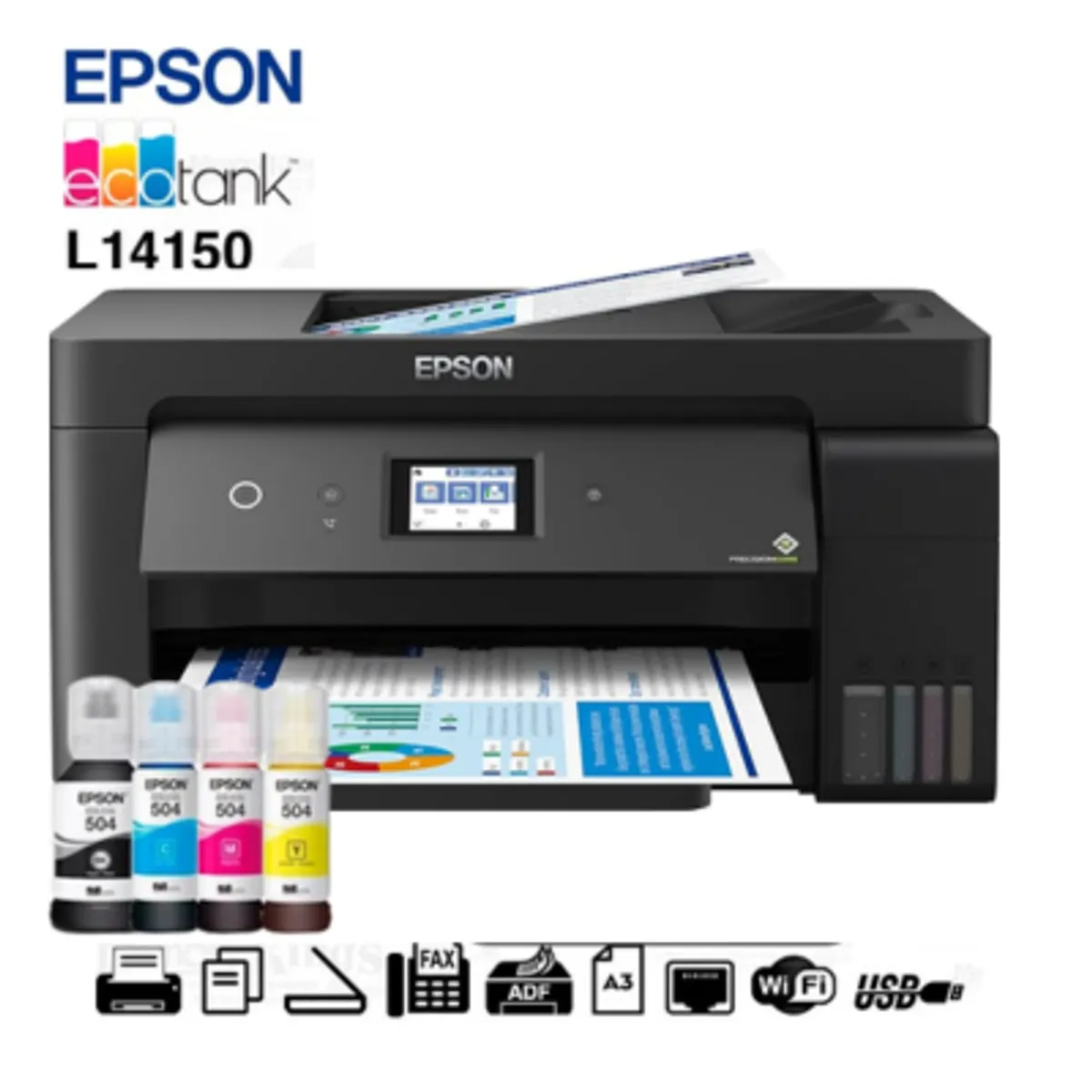 EPSON - Impresora Multifuncional EPSON L14150 A3 Wifi Ethetnet