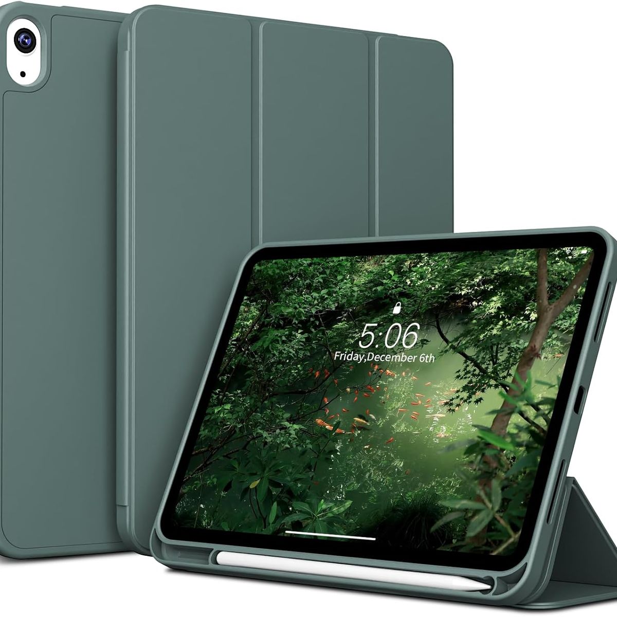 GENERICO - Funda Case Cover Premium iPad Air 11″ (M2 2024 / M3 2025) Soporte integrado - VERDE