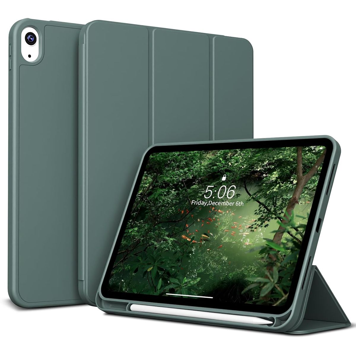 GENERICO - Funda Case Cover Premium iPad Air 11″ (M2 2024 / M3 2025) Soporte integrado - VERDE