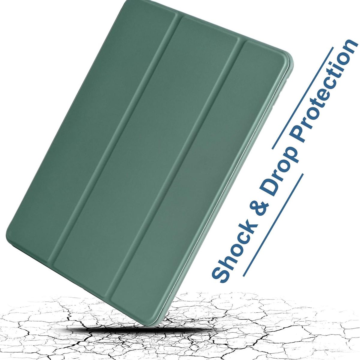 GENERICO - Funda Case Cover Premium iPad Air 11″ (M2 2024 / M3 2025) Soporte integrado - VERDE