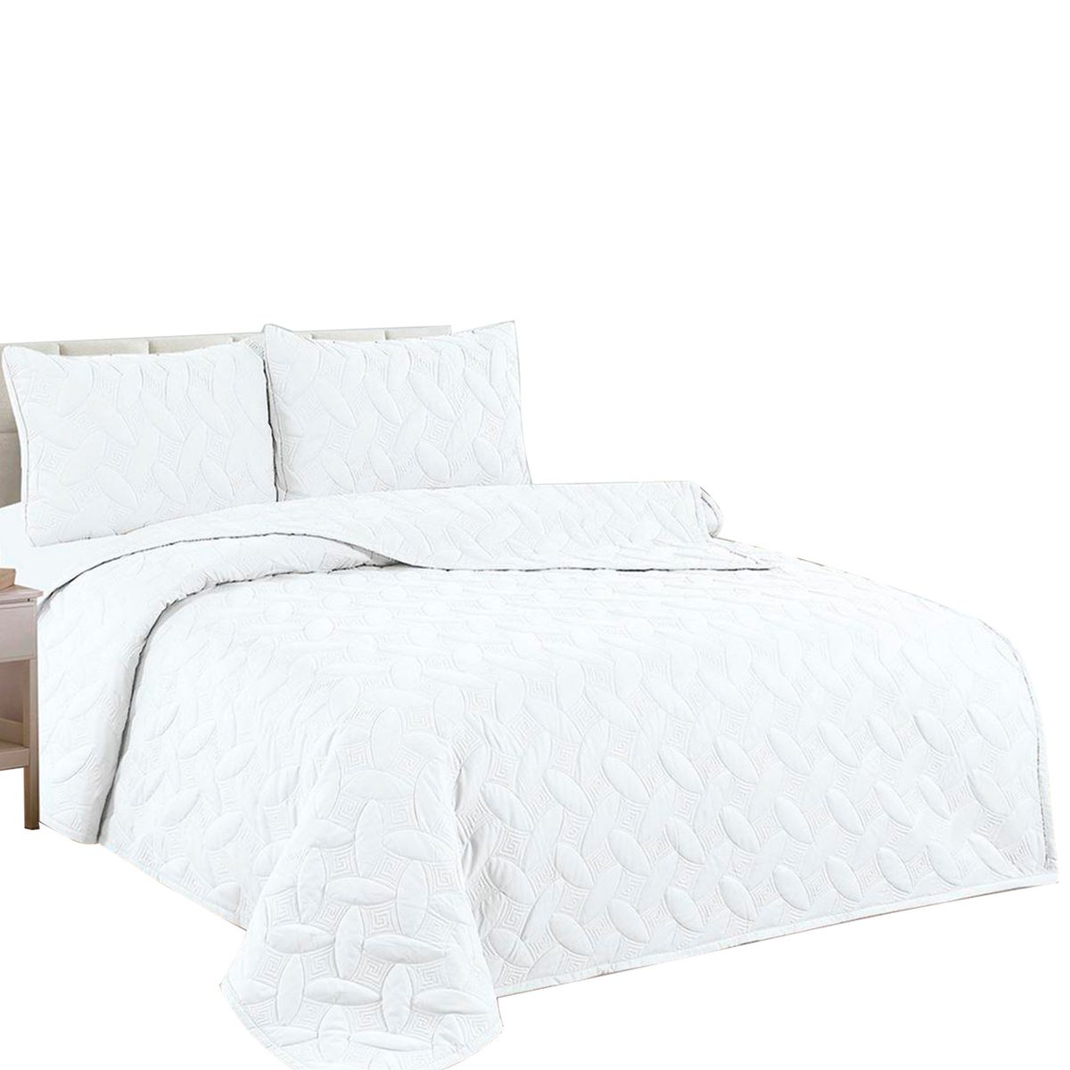 CASATEX - Cubrecama King + Juego de Sabanas 100% Algodón