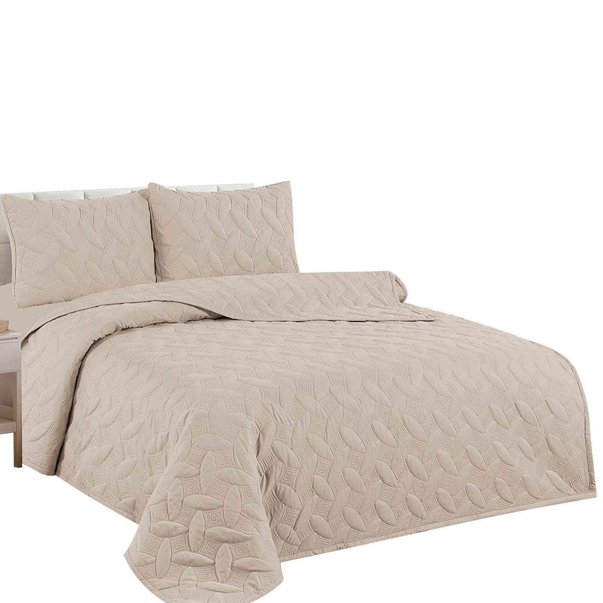 CASATEX - Cubrecama King + Juego de Sabanas 100% Algodón