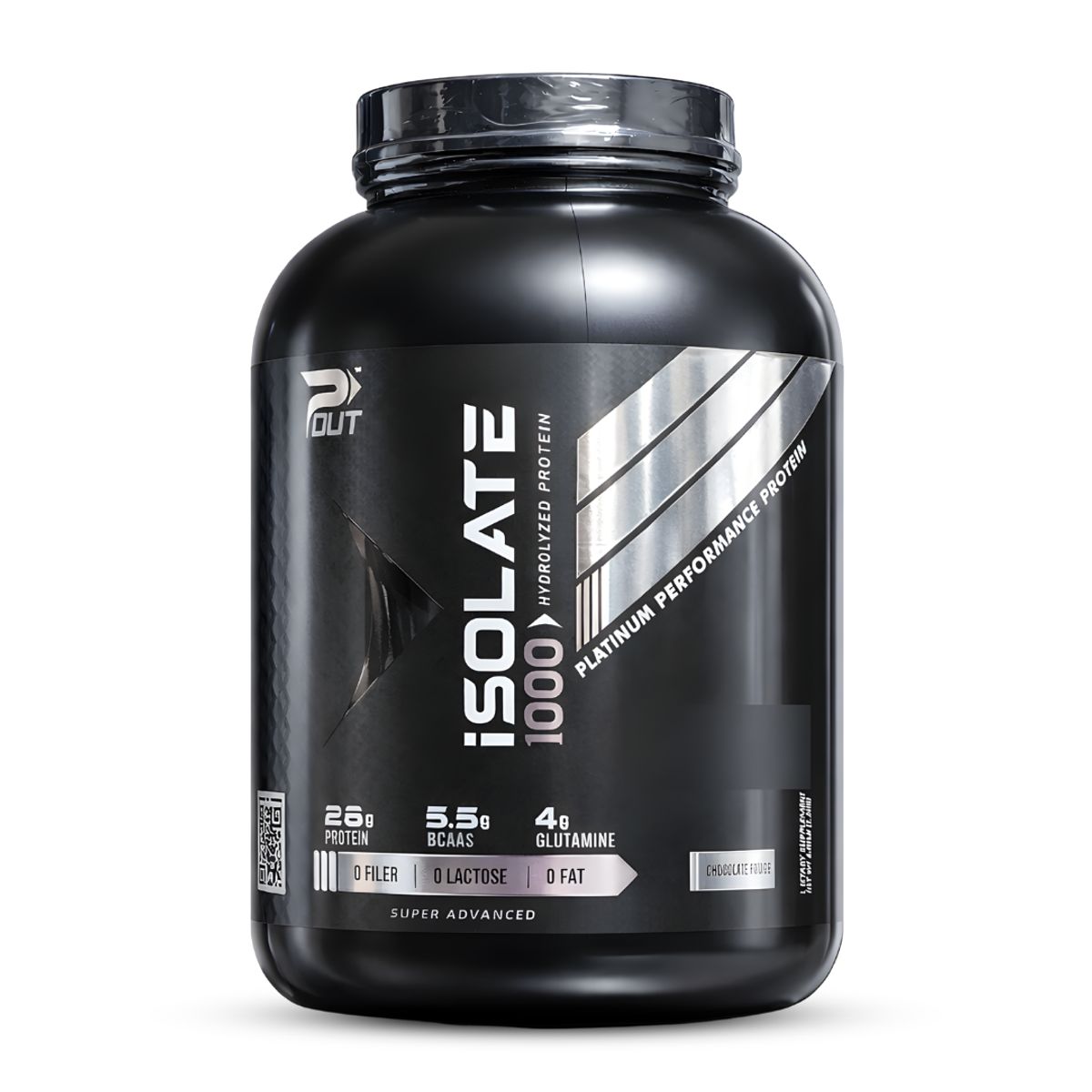 GENERICO - Isolate 1000 - Proteina Hidrolizada Pout 5 LB - Chocolate Fudge + Straps