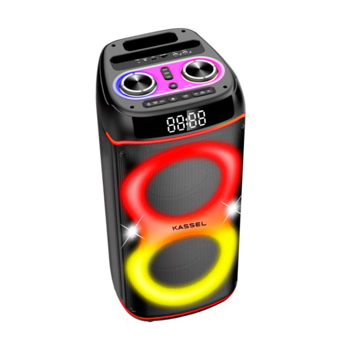 HALION - PARLANTE KASSEL K2820 74V 4KMAH 28” BLUETOOTHTWS USB RGB PN K28207