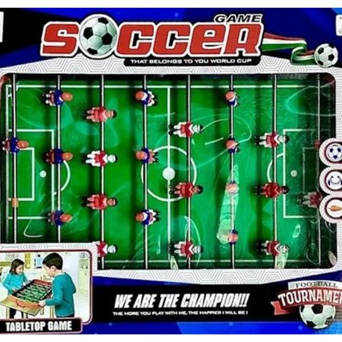 GENERICO - Fútbol de mesa Fulbito Juego de Mesa grande