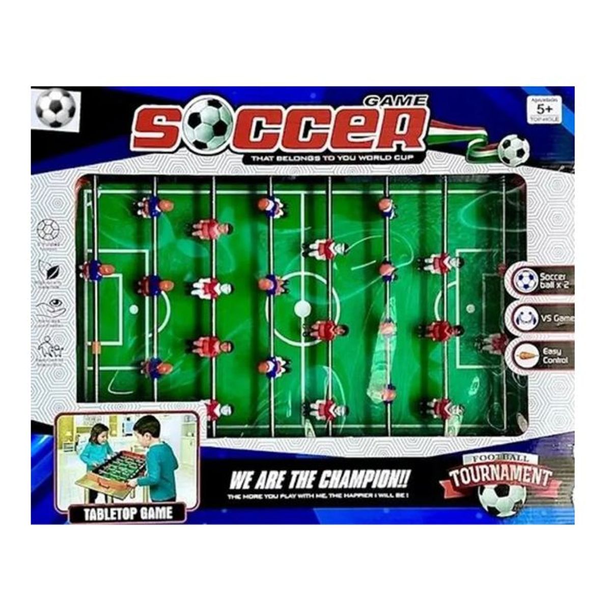 GENERICO - Fútbol de mesa Fulbito Juego de Mesa grande
