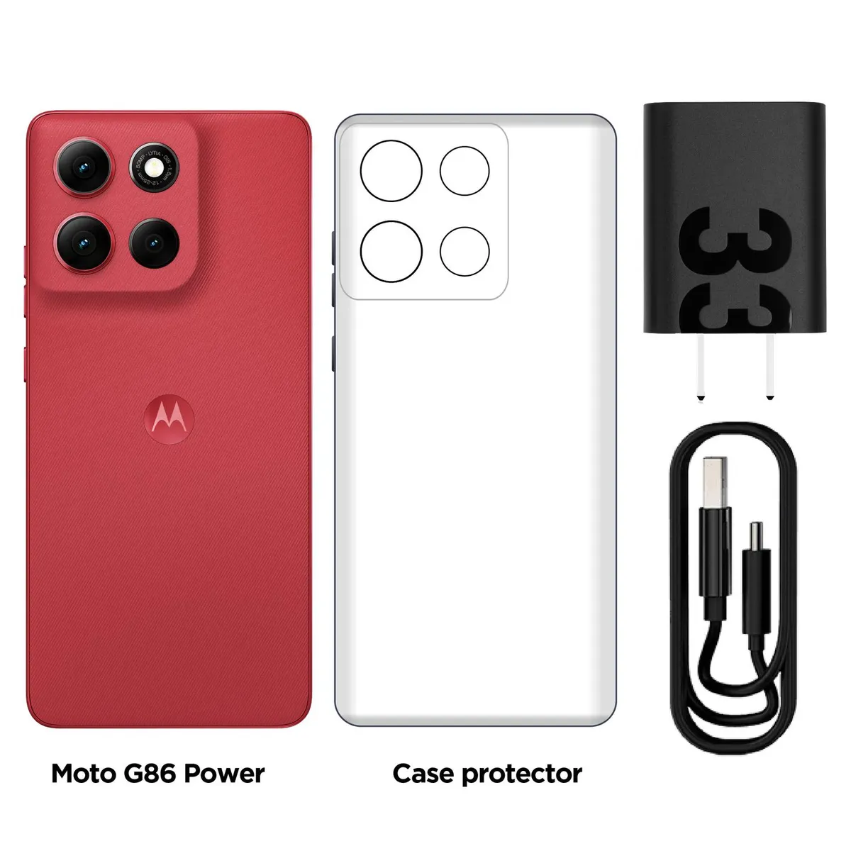 MOTOROLA - MOTO G86 POWER 8 GB+256GB CEREZA