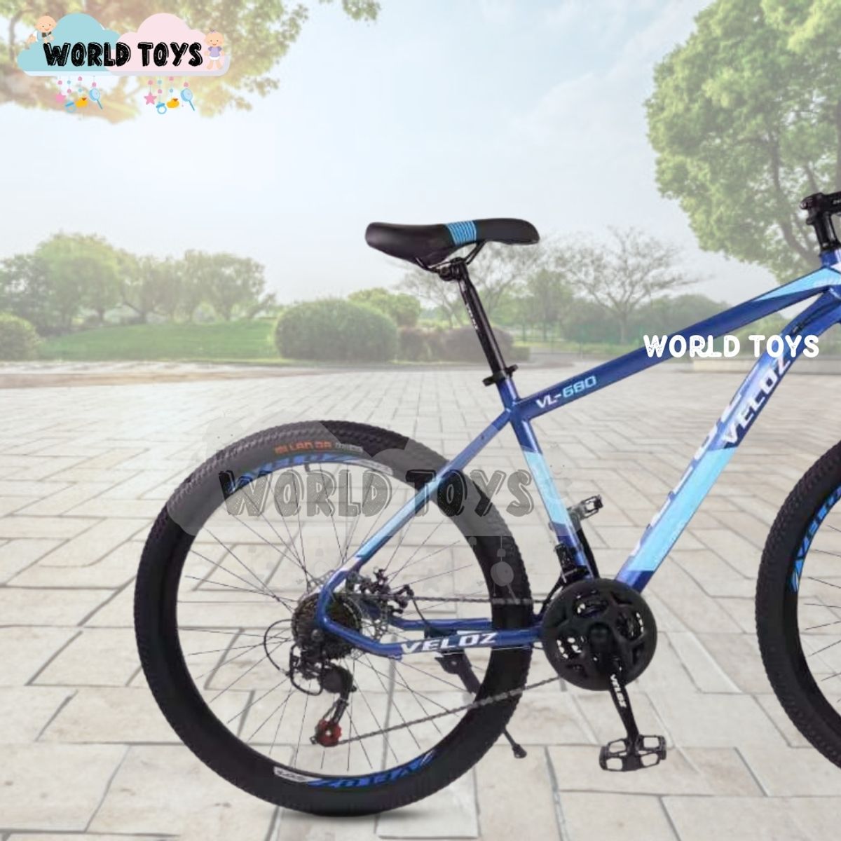 VELOX - Bicicleta Deportiva Aro 24 «TIRE URBAN» Edición Limitada Blue