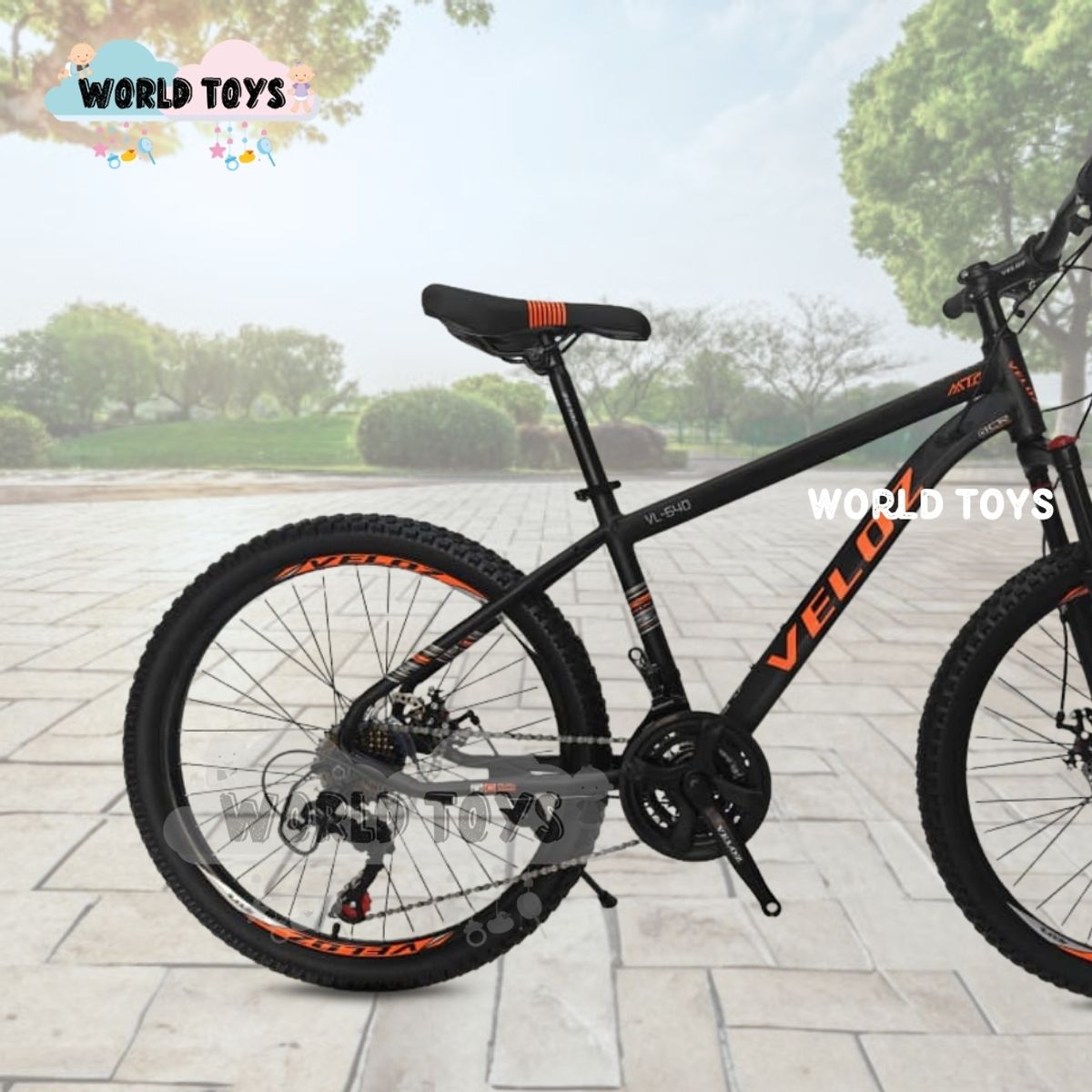 VELOX - Bicicleta Deportiva Aro 24 «TIRE URBAN» Edición Limitada Orange