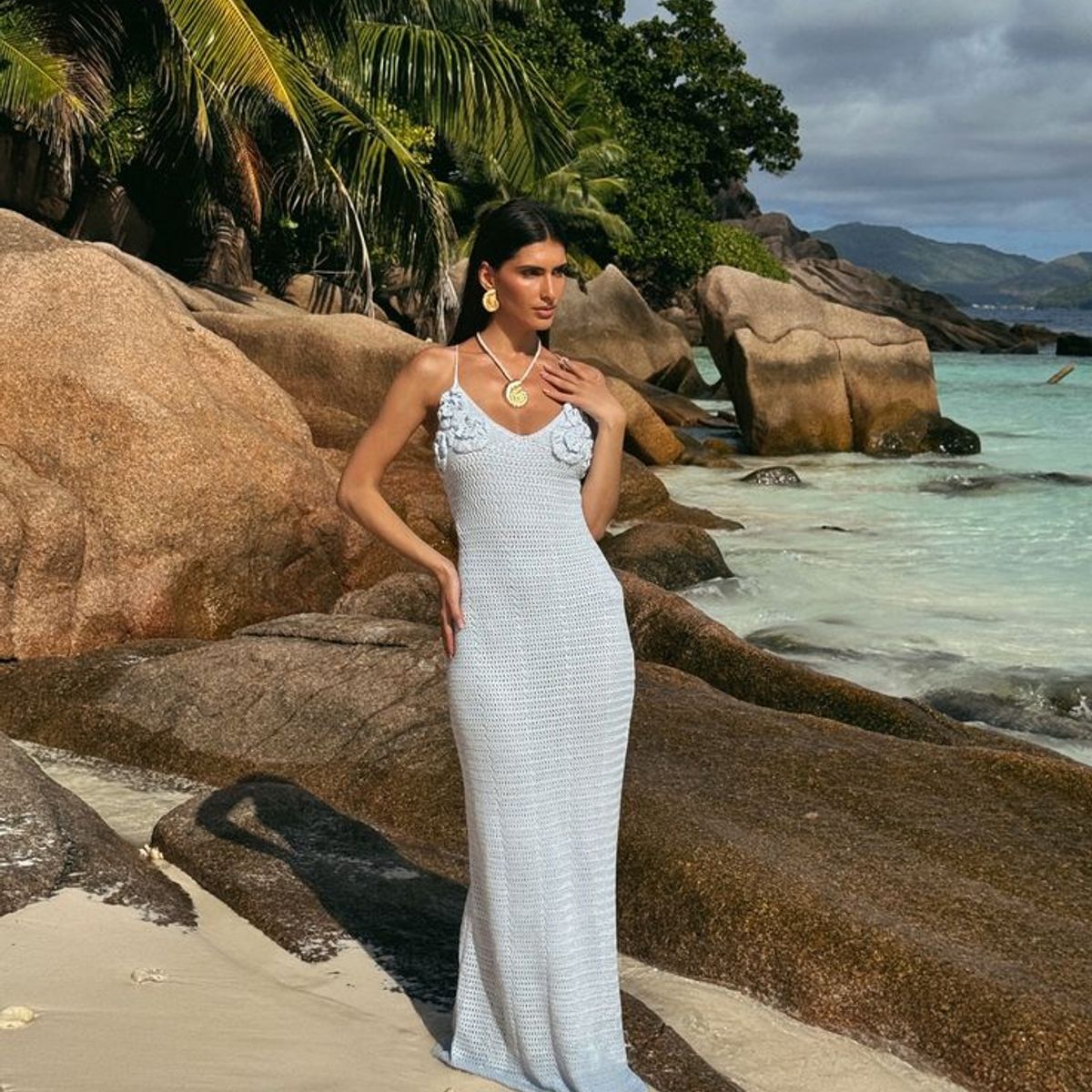 GENERICO - VESTIDO TEJIDO HILO TACTO DE MUJER