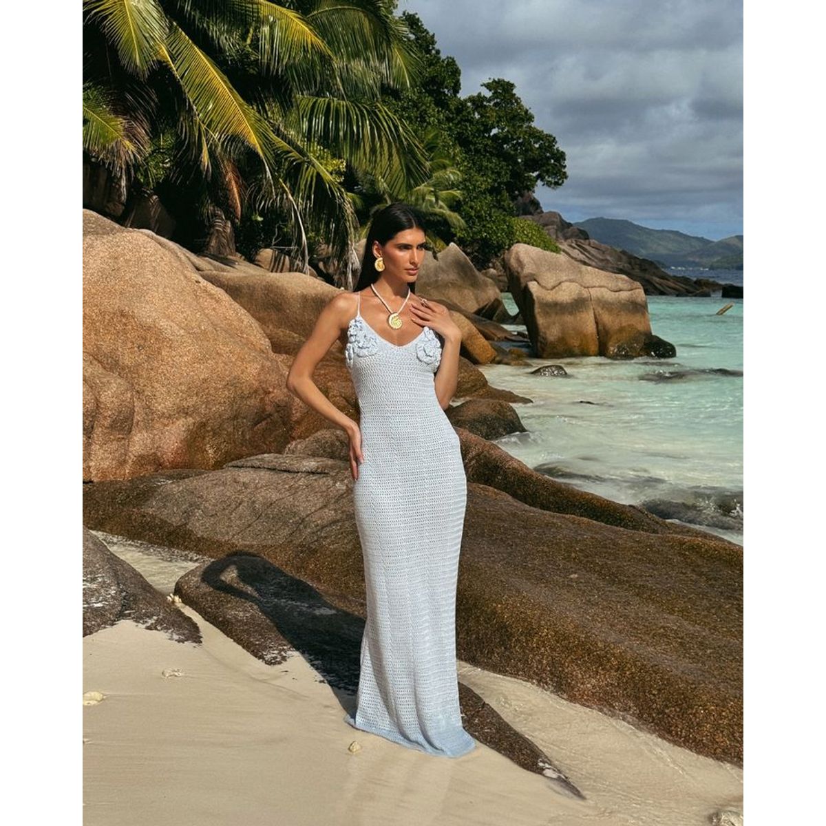 GENERICO - VESTIDO TEJIDO HILO TACTO DE MUJER