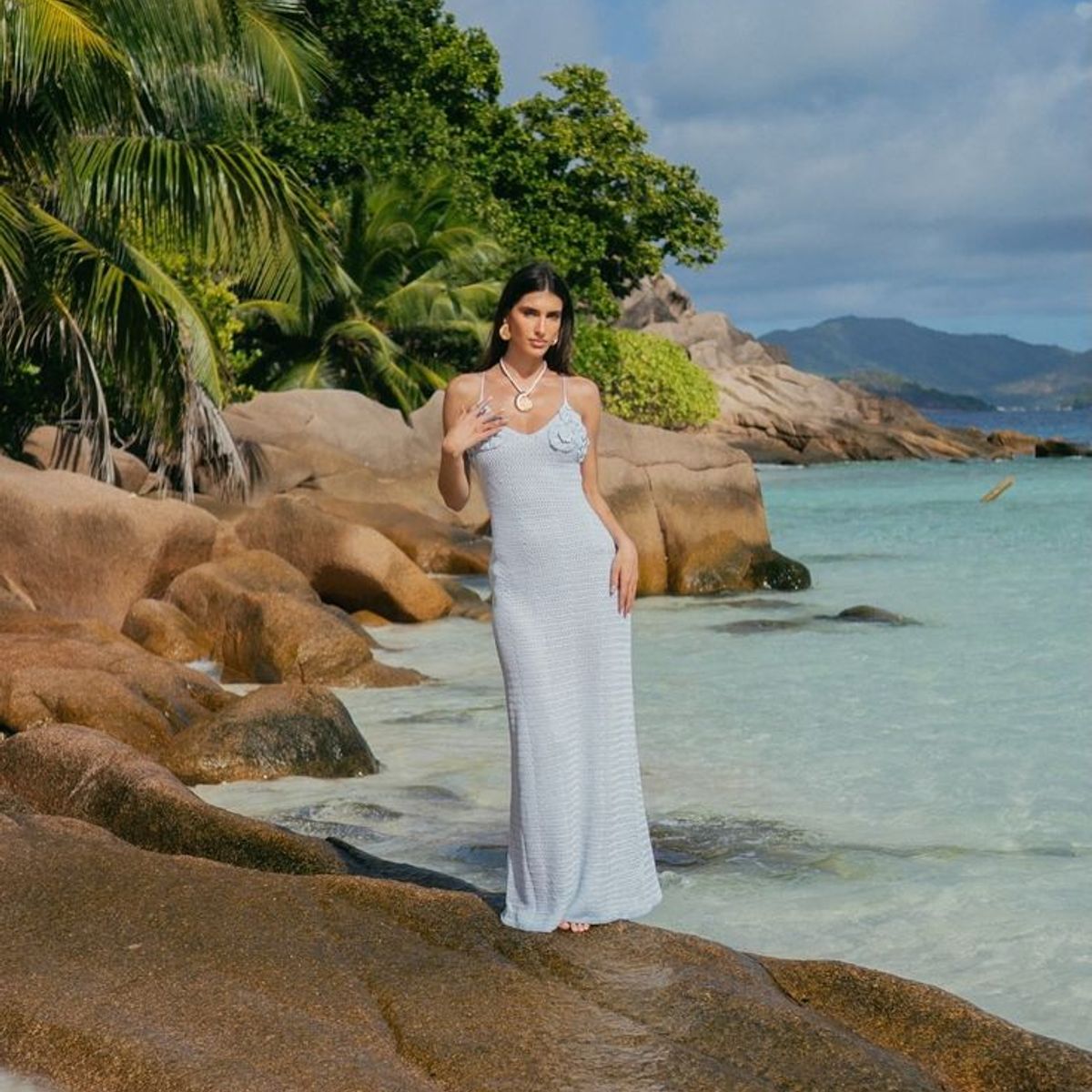 GENERICO - VESTIDO TEJIDO HILO TACTO DE MUJER