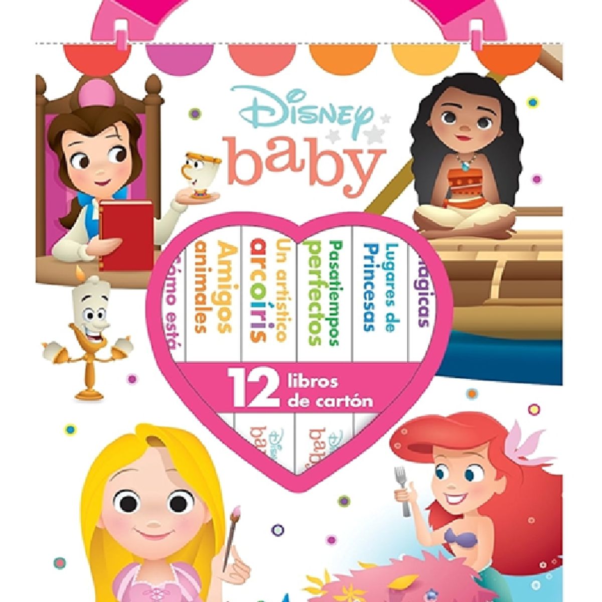 DISNEY CLASICOS - Disney Baby Modelo 2 - 12 Libros De Carton