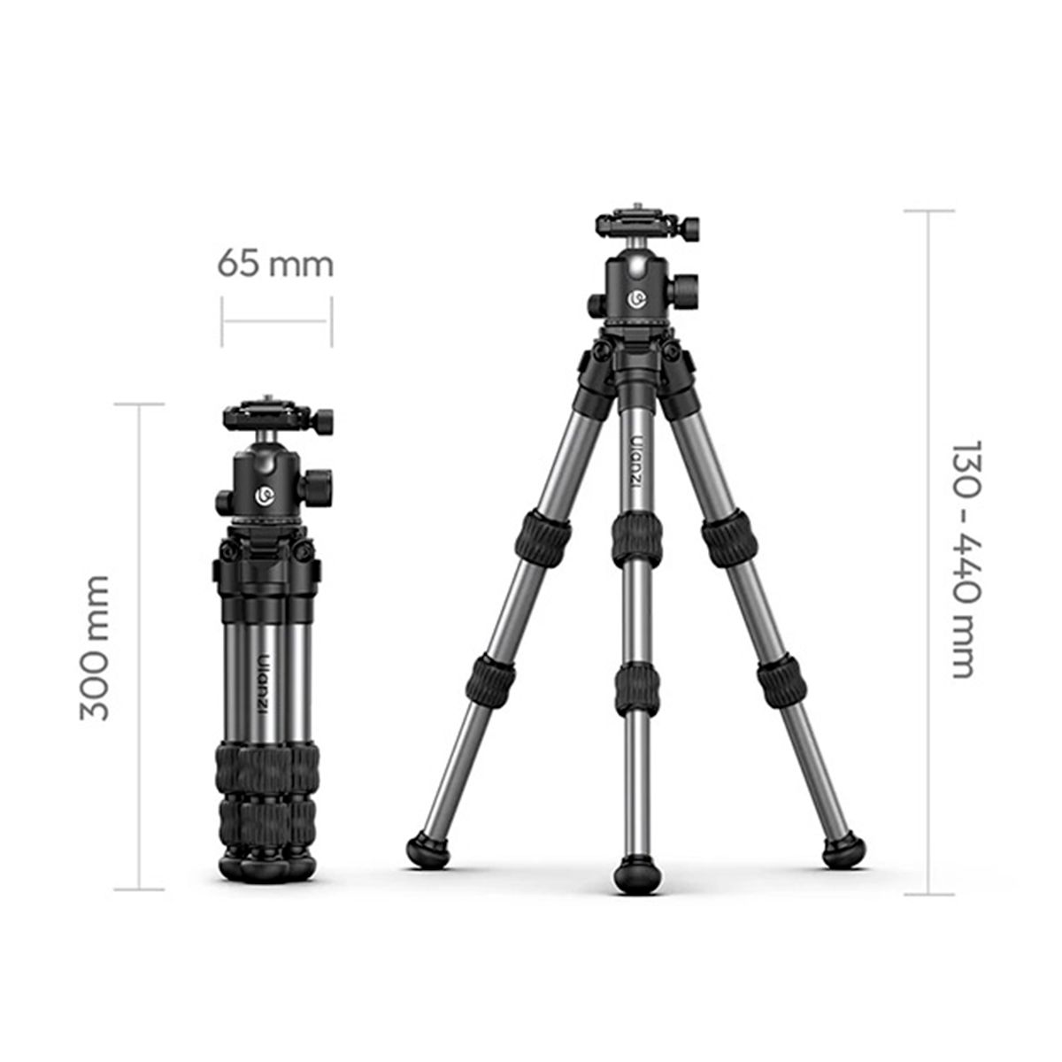ULANZI - Trípode Portátil Ulanzi TT30 44 cm para Cámaras y Fotografía