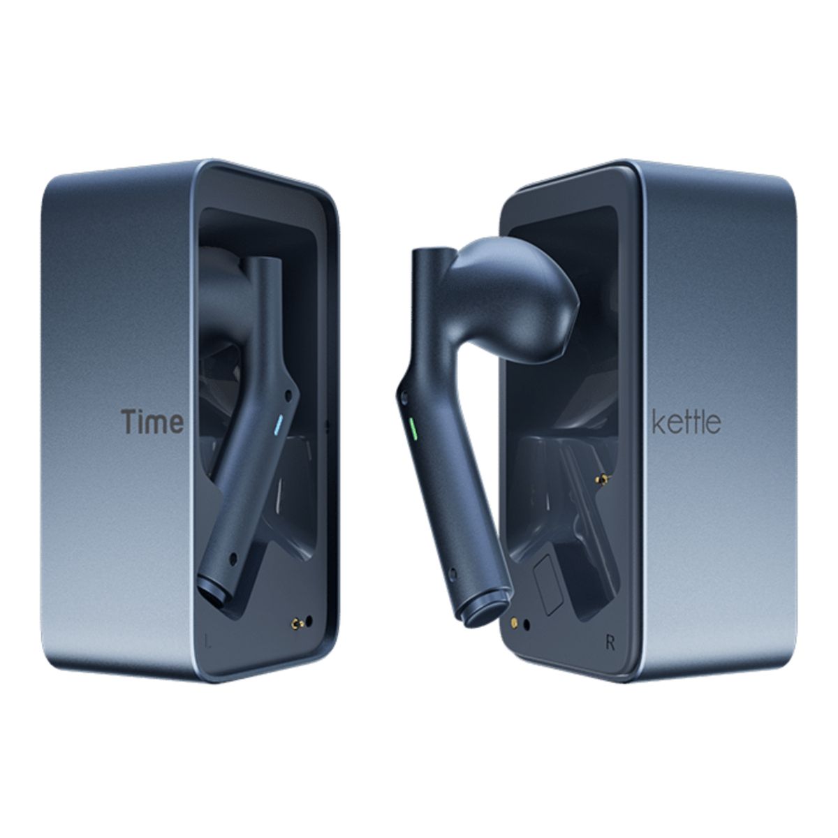 TIMEKETTLE - Timekettle W4 – Auriculares Traductores con Inteligencia Artificial en 43 Idiomas - Azul Medianoche