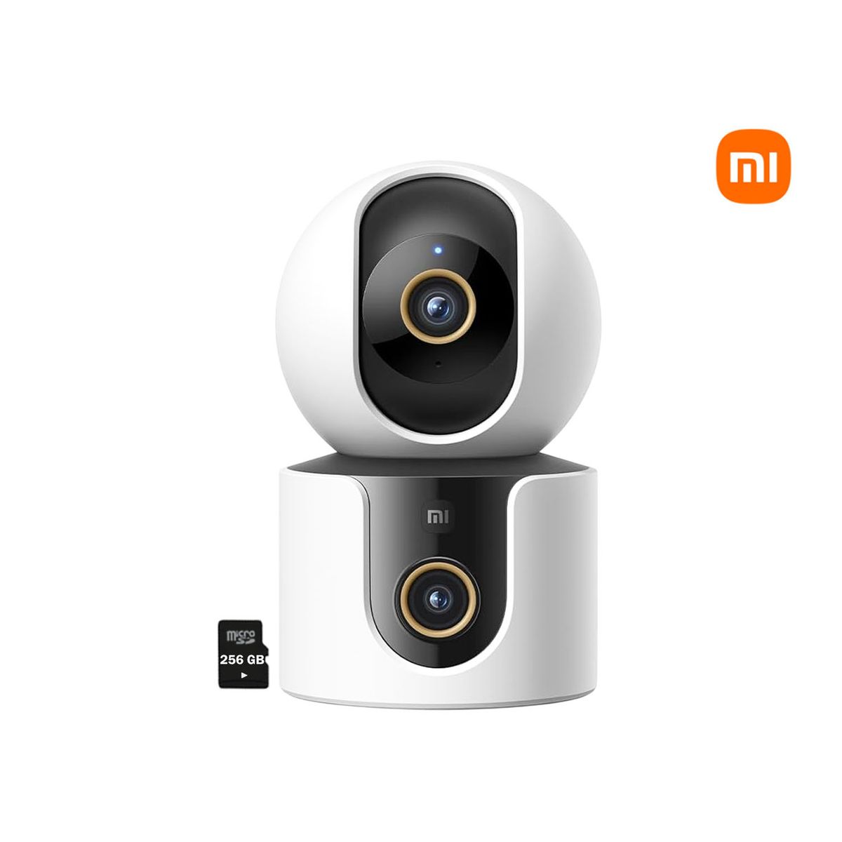 XIAOMI - Cámara Xiaomi C300 DUAL 3MP 2 lentes Detección IA Personas Audio Doble vía 256GB