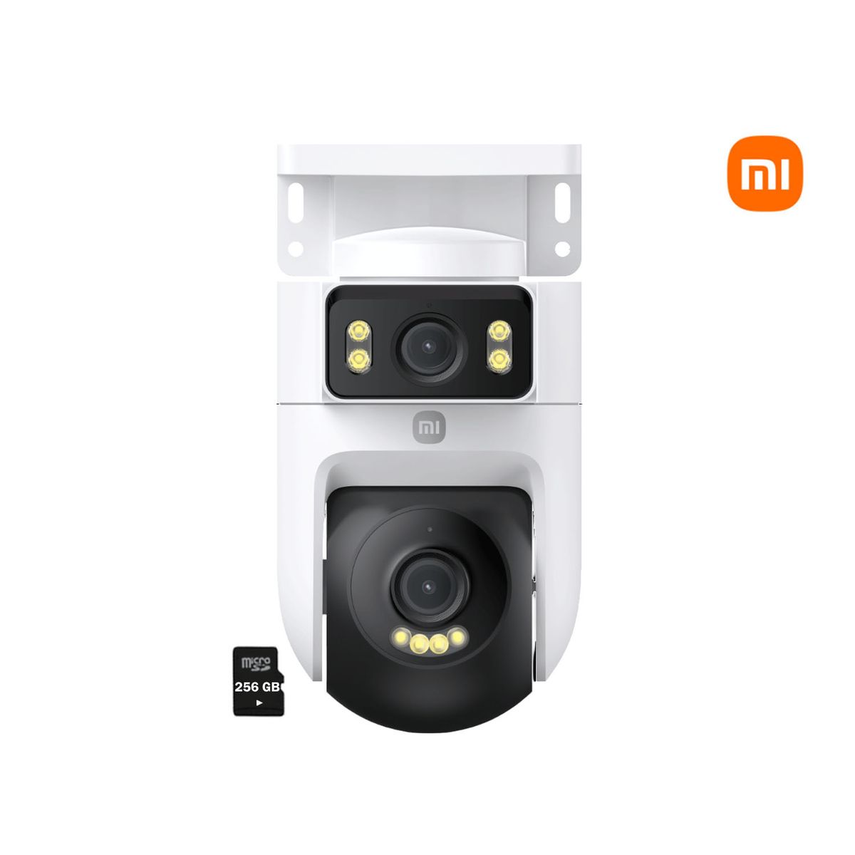XIAOMI - Cámara Xiaomi CW500 DUAL 4MP 2 lentes Detección IA Seguimiento Luz Alarma 256GB