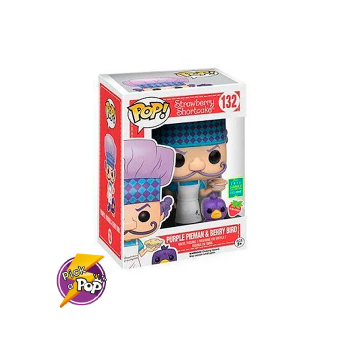 FUNKO - STRAWBERRY SHORTCAKE PURPLE PIEMAN Y BERRY BIRD 132