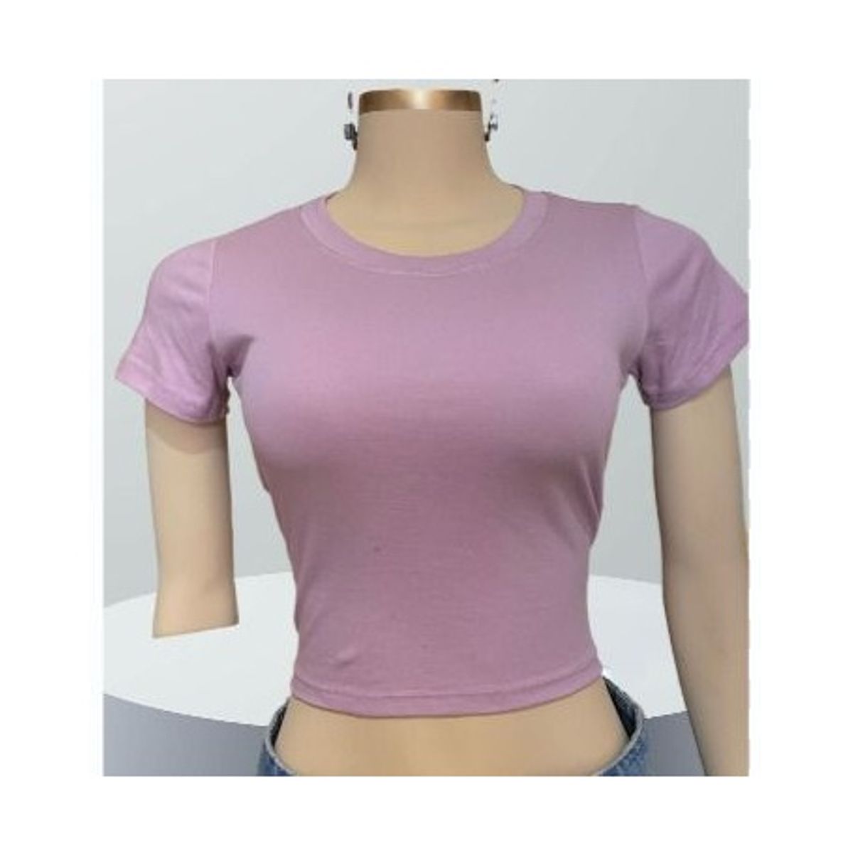 OEM - Blusa Manga Corta Casual Palo Rosa