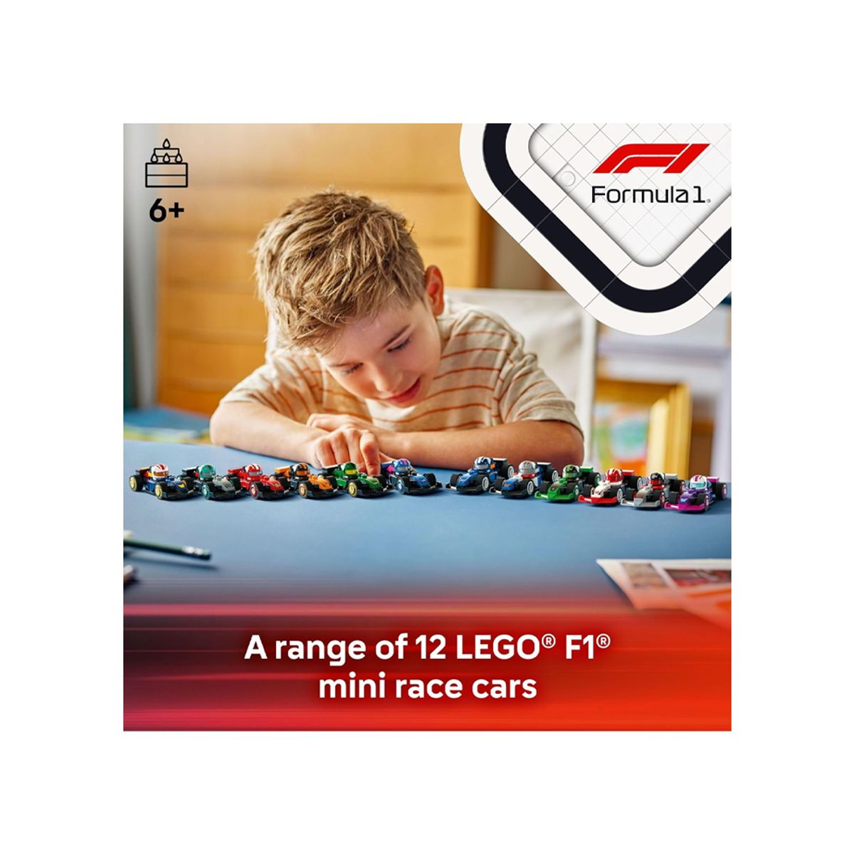 LEGO - LEGO F1 Collectible Race Cars 6 Pack Building Set 66796