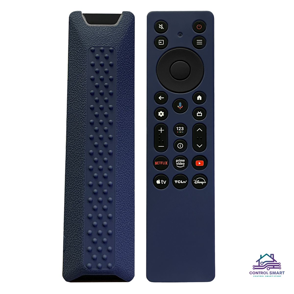 GENERICO - Funda Azul Marino De Silicona Flexible Para Control Tcl Smart Tv Moderno 2025