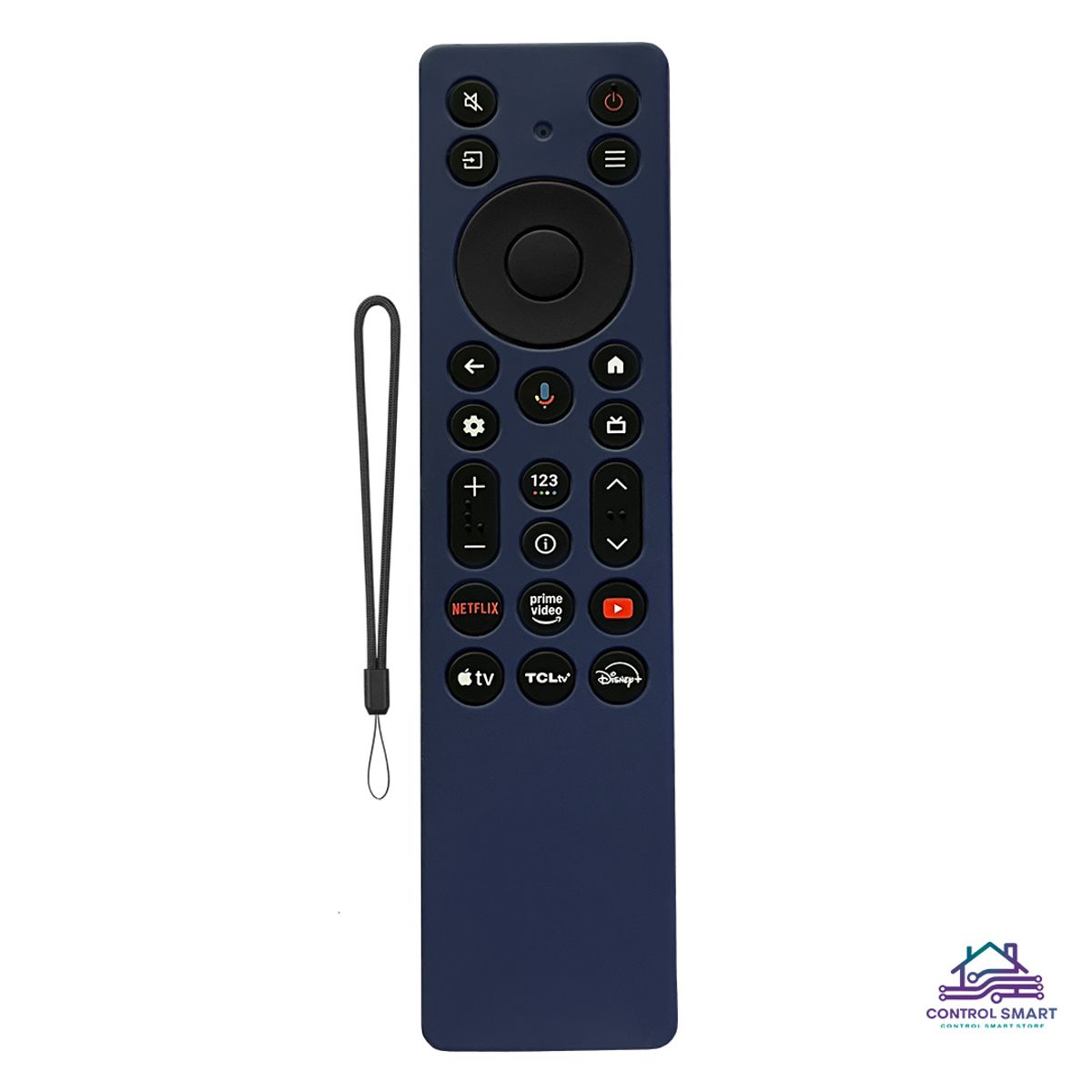 GENERICO - Funda Azul Marino De Silicona Flexible Para Control Tcl Smart Tv Moderno 2025