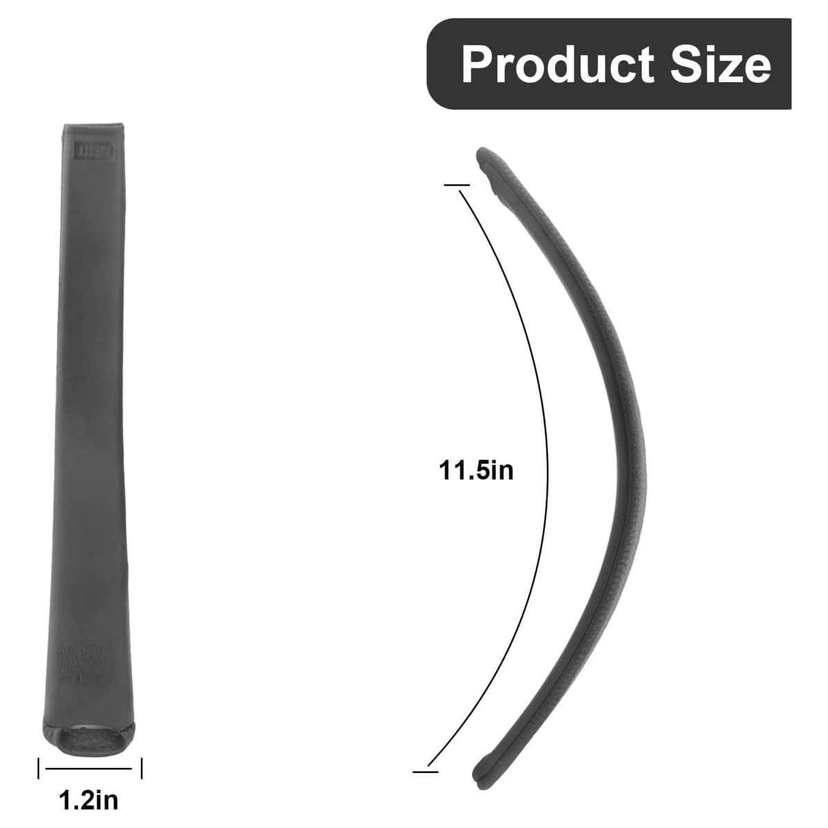 GENERICO - Almohadilla y Cojín de vincha para audífono  MARSHALL Major 3 Negro