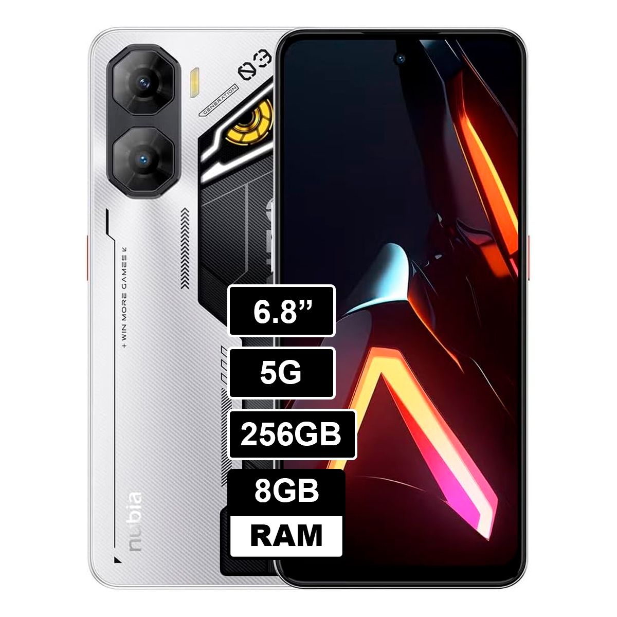ZTE - Smartphone Nubia Neo 3 5G 8GB 256GB Silver