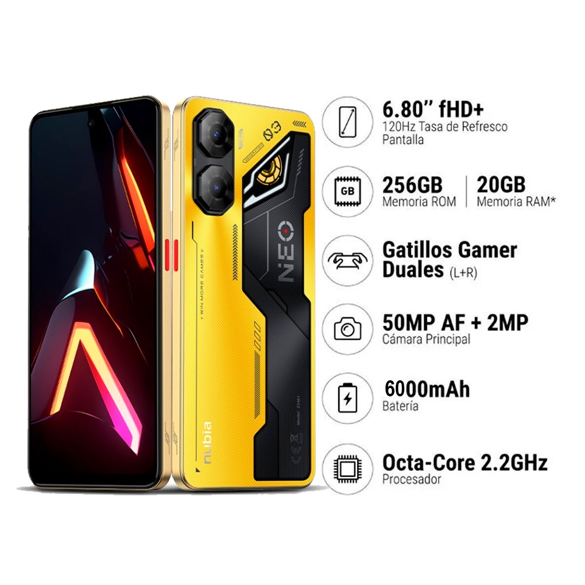 ZTE - NUBIA NEO 3 5G 8GB 256GB GOLD