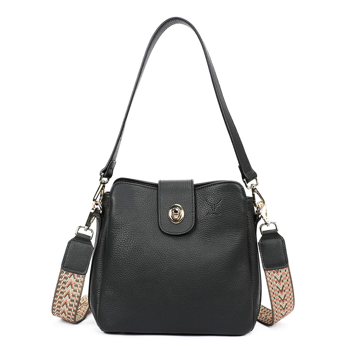 ARMUZ - Cartera de Cuero Vacuno 7778 Para Dama