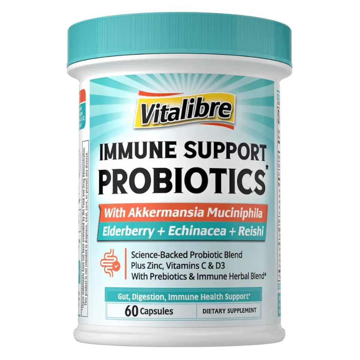 GENERICO - Inmune Support Probiotics y Prebiotics - 60 capsulas