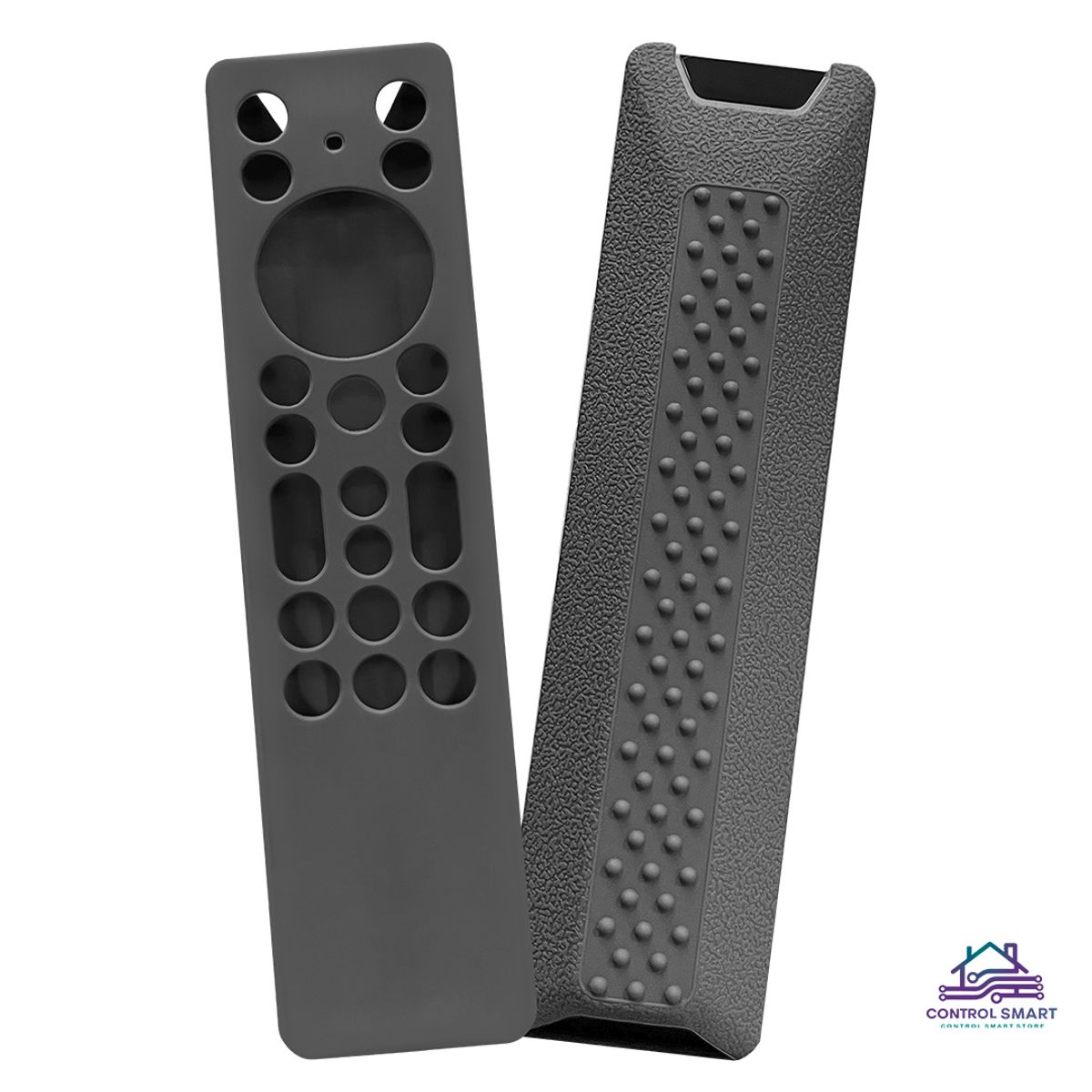 GENERICO - Funda Plomo Oscuro De Silicona Flexible Para Control Tcl Smart Tv Moderno 2025