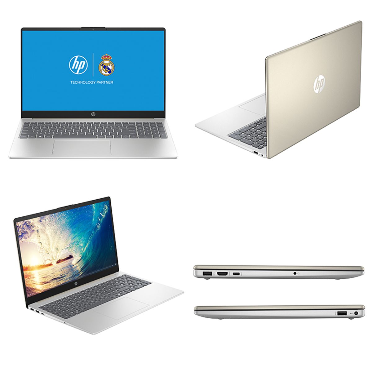 HP - Notebook HP 15-fd0260la, 15.6" FHD Core 5 120U 1.4 / 5.0GHz, 16GB DDR4-3200MHz (2 x 8GB)