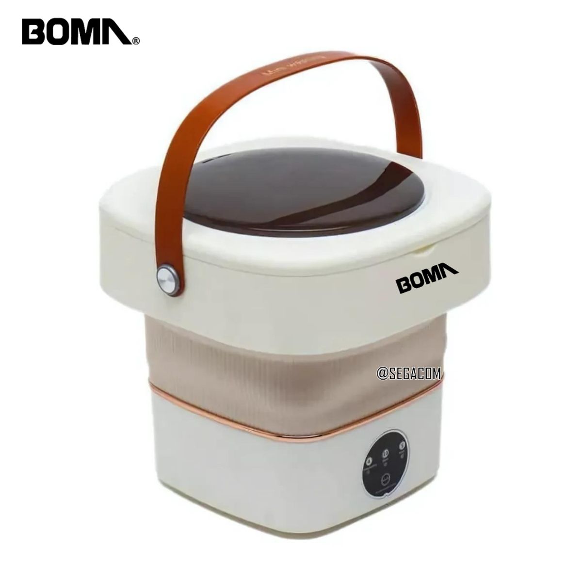 BOMA - Mini Lavadora Portátil 4.5 L -LAVANDA- Beige