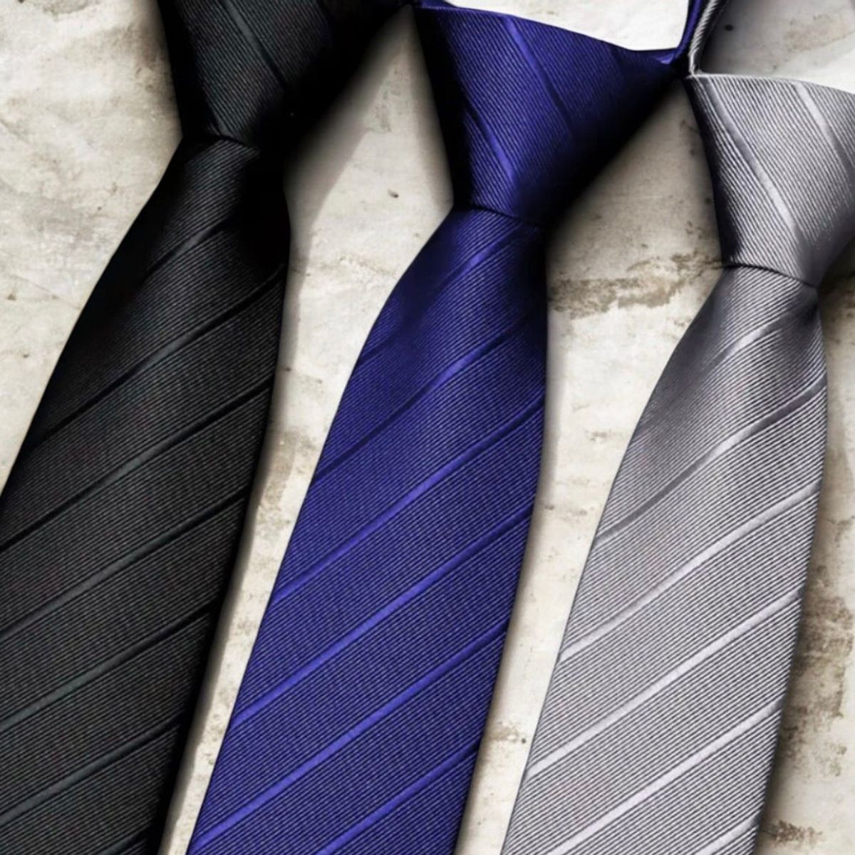 GENERICO - Set  3 CORBATAS NUDO INSTANTANEO