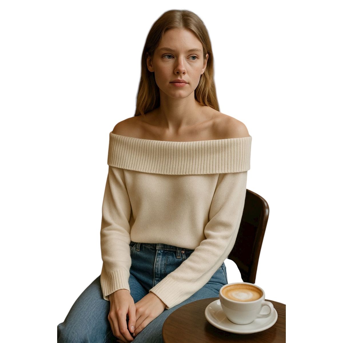 AMA OUTFITTERS - CHOMPA TEJIDA EN HILO LUA