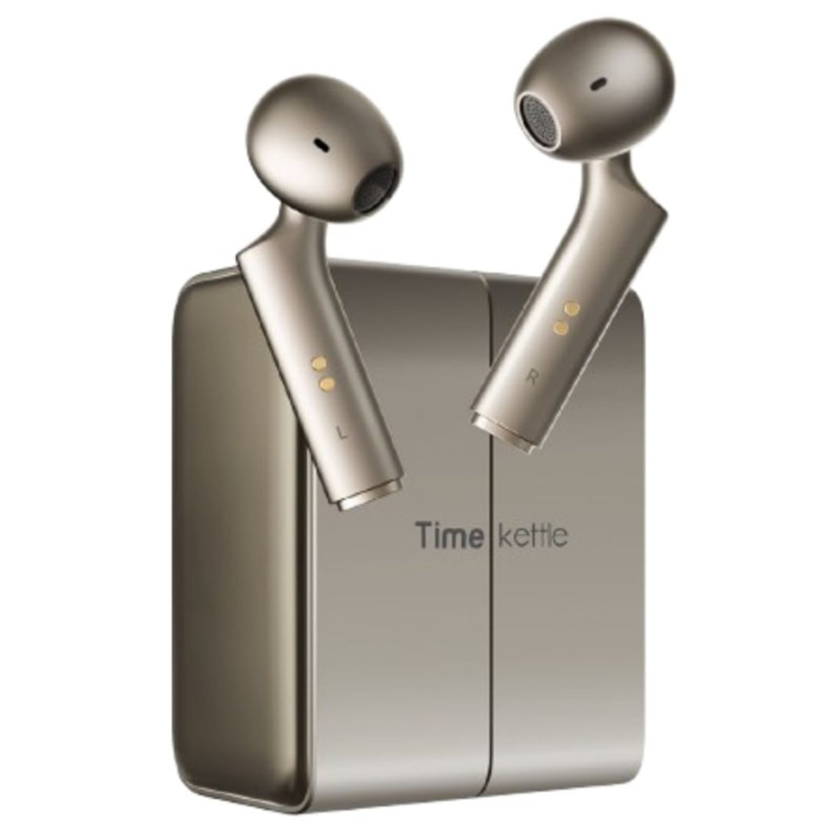 TIMEKETTLE - Timekettle W4 – Auriculares Traductores con Inteligencia Artificial en 43 Idiomas - Dorado Arena