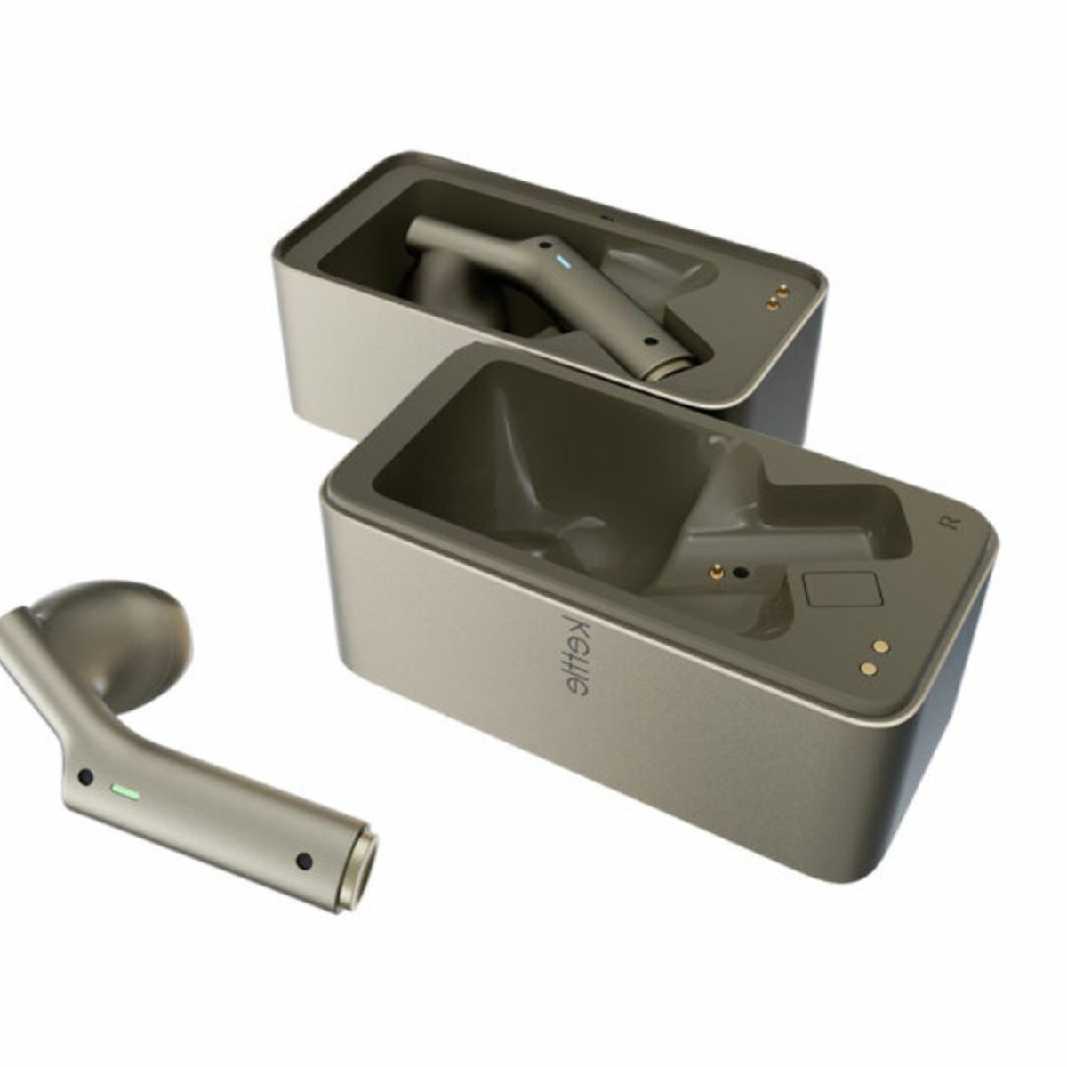 TIMEKETTLE - Timekettle W4 – Auriculares Traductores con Inteligencia Artificial en 43 Idiomas - Dorado Arena