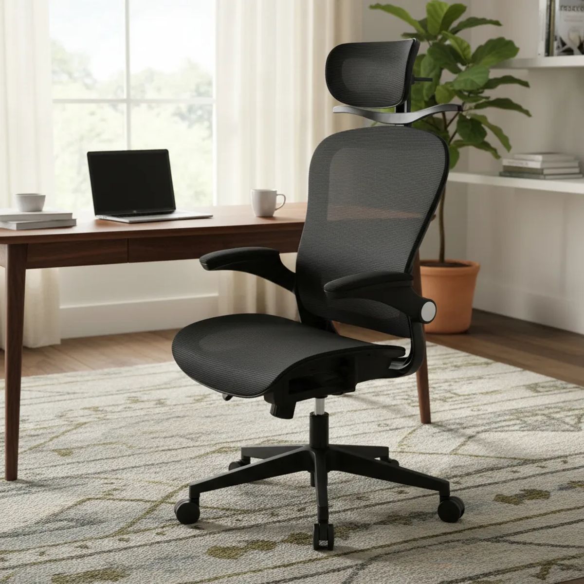 GENERICO - Silla De Oficina Ergonómica Haven Ergowave Mesh Negro