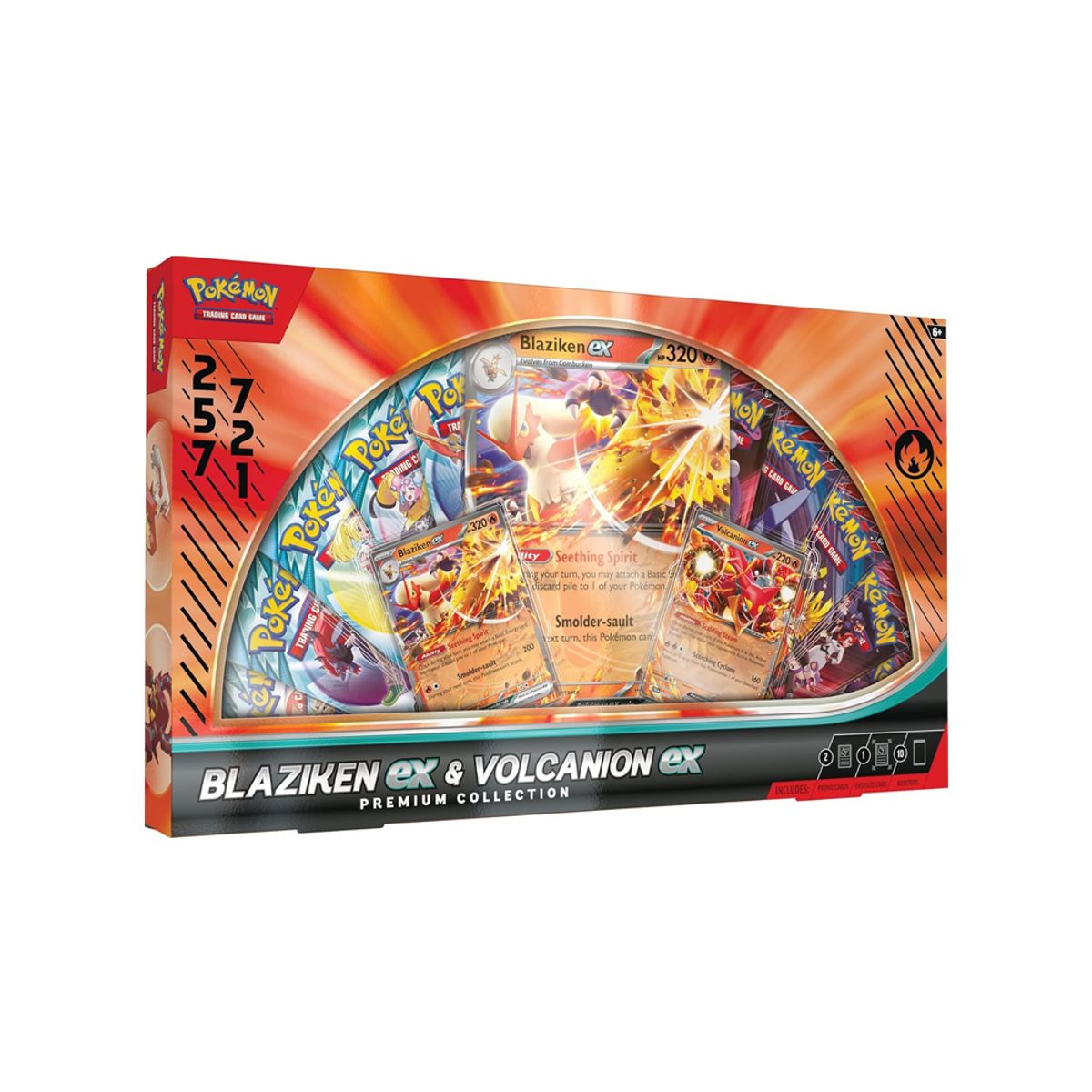 POKEMON - Pokemon TCG Blaziken Ex Volcanion Ex Premium Collection
