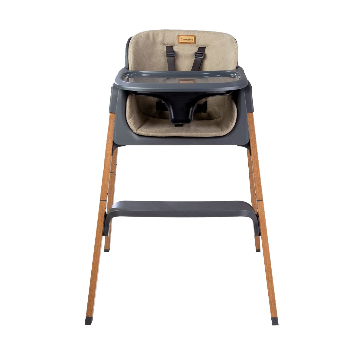 CARESTINO - Silla de Comer Bilbao Taupe