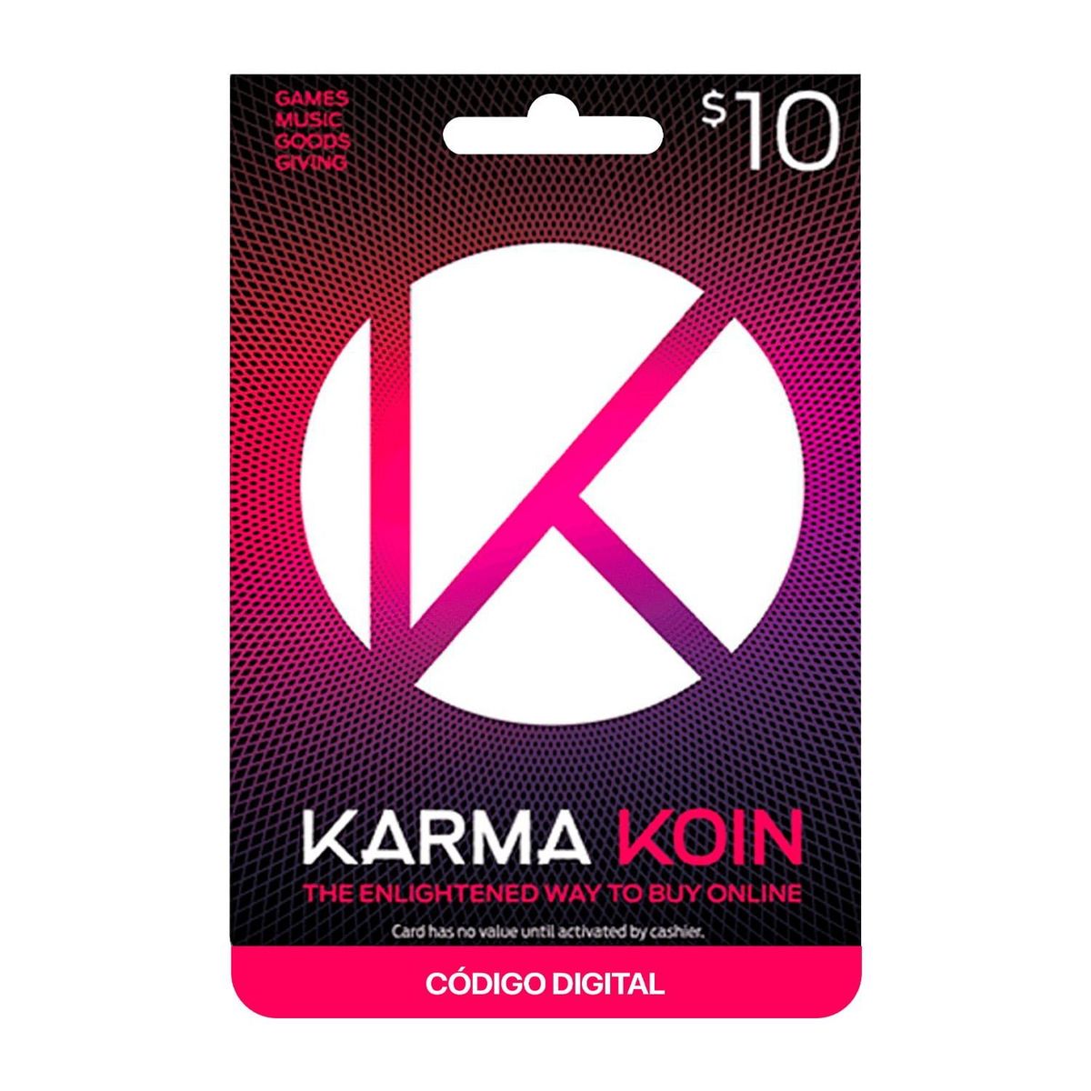 GENERICO - Gift Card  10 Karma Koin código Digital