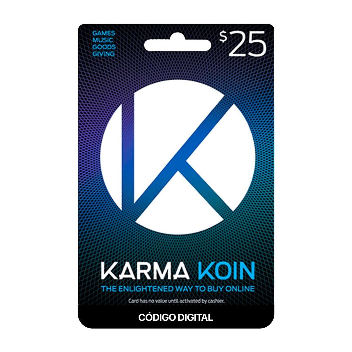 GENERICO - Gift Card  25 Karma Koin código Digital