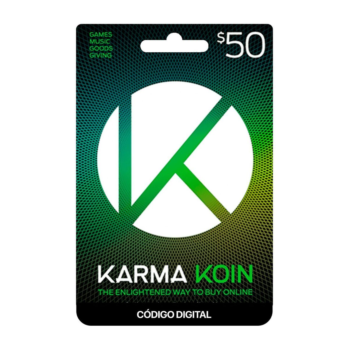 GENERICO - Gift Card  50 Karma Koin código Digital