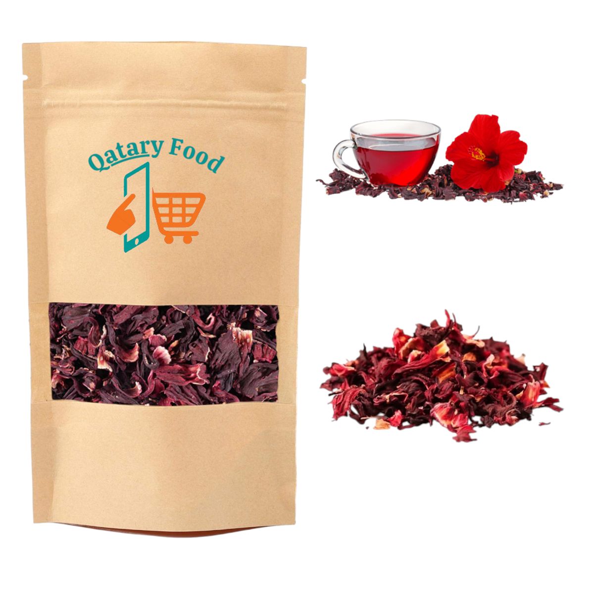 OEM - Flor de Jamaica 1Kg 1000Gramos para Agua Fresca y Té Saludable