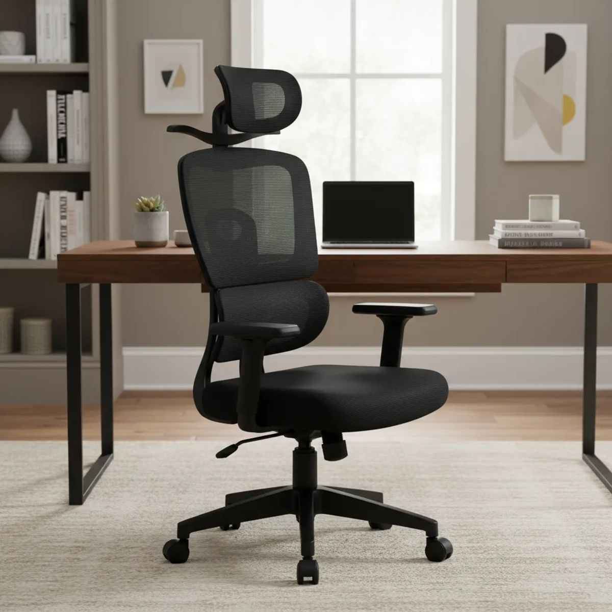 GENERICO - Silla Ergonómica Oficina Haven Ejecutiva Mesh Colgador 125kg