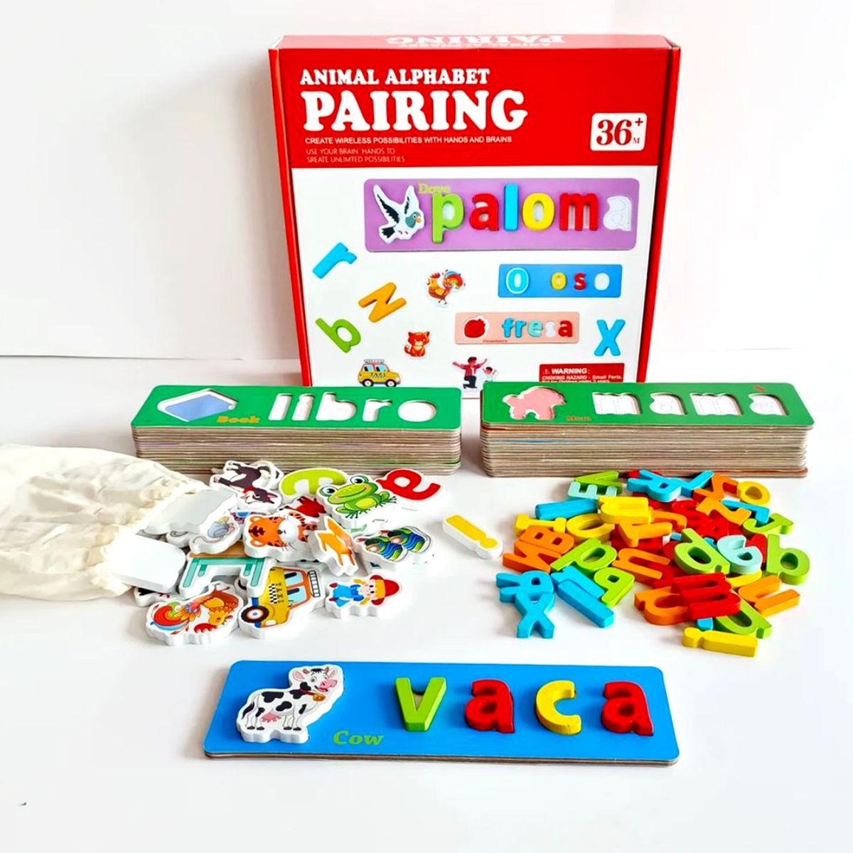 GENERICO - Juego Didáctico Aprender A Leer Letras Abc