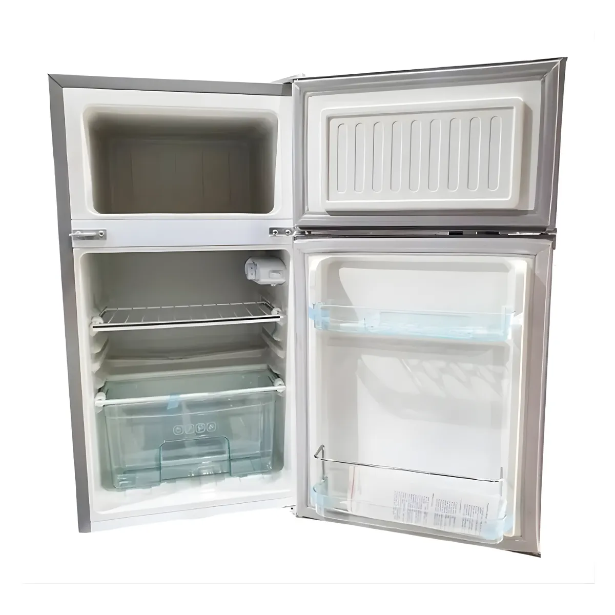 EVOLUTION - Frigobar Evolution De 2 Puertas De 105 Lts Bcd-105 - Gris
