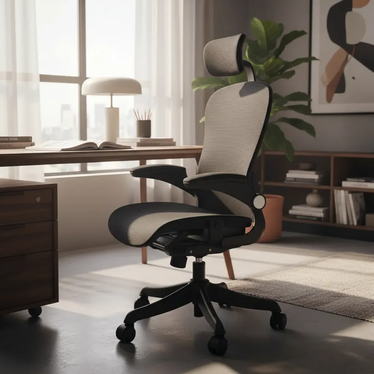 GENERICO - Silla de Oficina Ergonómica Haven AeroFlex Mesh Negro